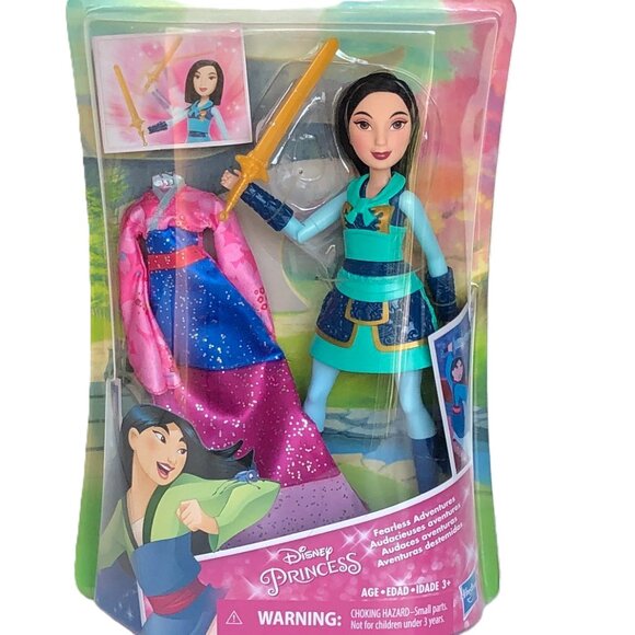 New in Box-Hasbro Disney Princess Fearless Adventures Mulan - Picture 4 of 16